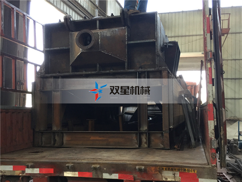 1600型金屬撕碎機發貨現場