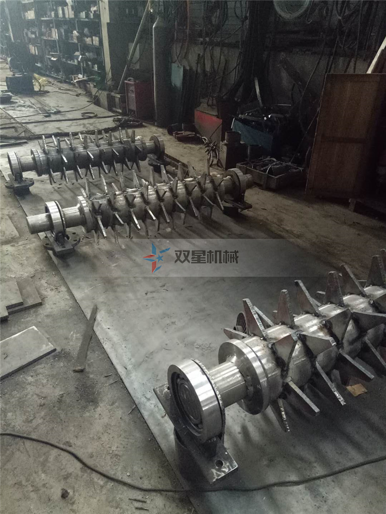鐵屑撕碎機|鐵刨花撕碎機設備客戶現場視頻