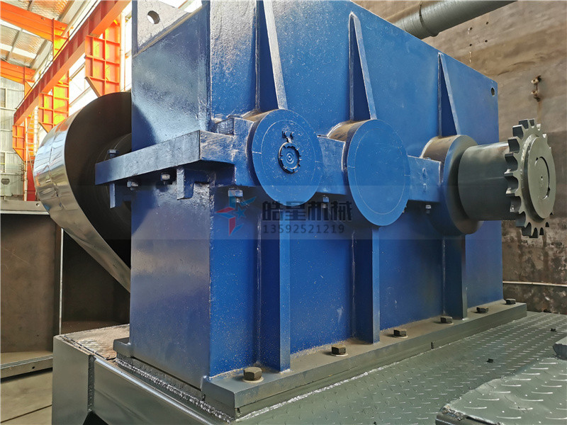 金屬撕碎機<a href='http://www.gyrfc.com/case/617.html' target='_blank'><span>減速機</span></a>局部圖